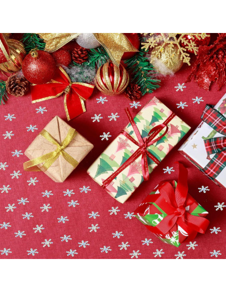 Confeti Copo de Nieve JNSAXMI Metalizado 2 cm 1100 Piezas