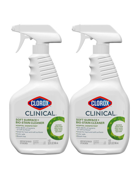 Clorox Clinical Limpiador Desinfectante 0.95L Paquete de 2