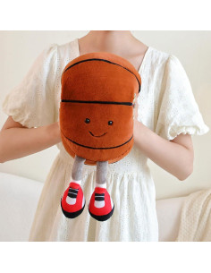 Cojín de Peluche Fútbol XIYUAN 34.8 cm Suave y Duradero 2