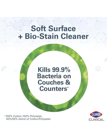 Clorox Clinical Limpiador Desinfectante 0.95L Paquete de 2