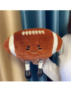 Cojín de Peluche Fútbol XIYUAN 28x8x18 cm Suave y Divertido 2