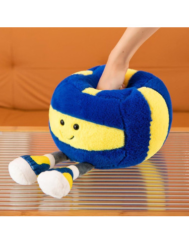 Cojín de Peluche Fútbol XIYUAN 27.9 cm Suave Decorativo