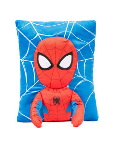 Almohada 3D Snuggle Spiderman - Felpa Suave 38 cm