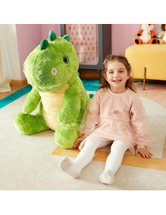 IKASA Peluche Dinosaurio T-Rex Gigante 60 cm Suave 2