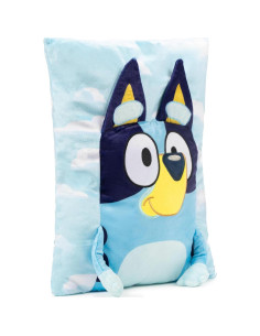 Almohada de Abrazo 3D Bluey - Felpa Azul Suave 38 cm 2