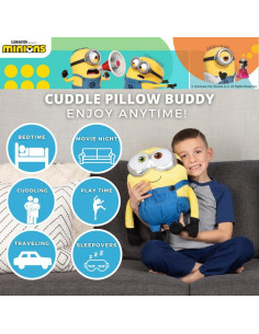 Almohada de Peluche Minion Bob Franco 17,78x38,1 cm 2