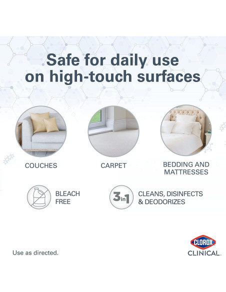Clorox Clinical Limpiador Desinfectante 0.95L Paquete de 2