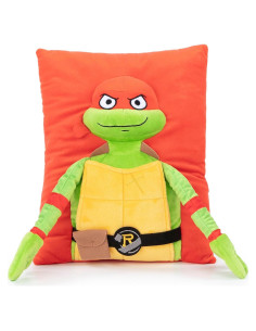 Almohada 3D Tortugas Ninja Raphael Jay Franco 33 cm