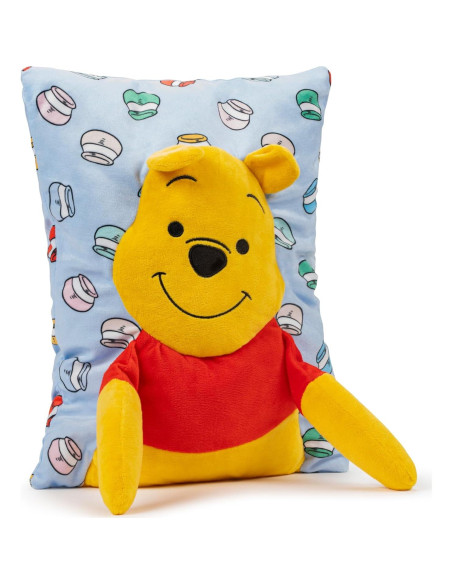 Almohada 3D Winnie Pooh Jay Franco 38 cm Suave Amarilla