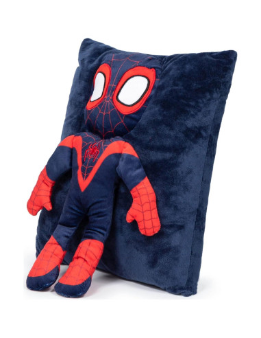 Almohada 3D Miles Morales Jay Franco Suave 38 cm