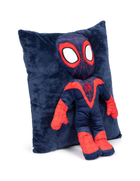 Almohada 3D Miles Morales Jay Franco Suave 38 cm