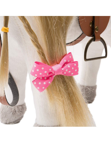 HollyHOME Unicornio de Peluche Blanco 27.94 cm Hecho a Mano