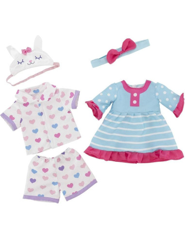 Muñeca de Peluche Sofie Perezoso 45 cm con Ropa Intercambiable