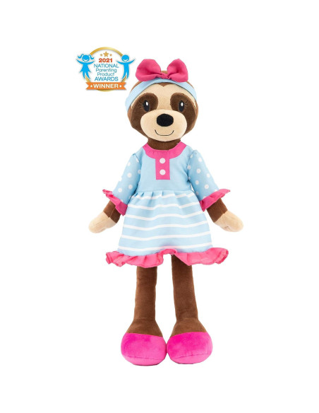 Muñeca de Peluche Sofie Perezoso 45 cm con Ropa Intercambiable