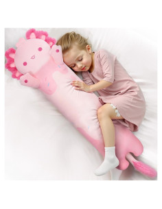 Peluche Axolote Rosa Mewaii 50 cm Almohada Suave