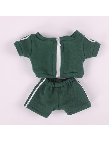 Ropa Deportiva para Muñeca de Peluche niannyyhouse Verde
