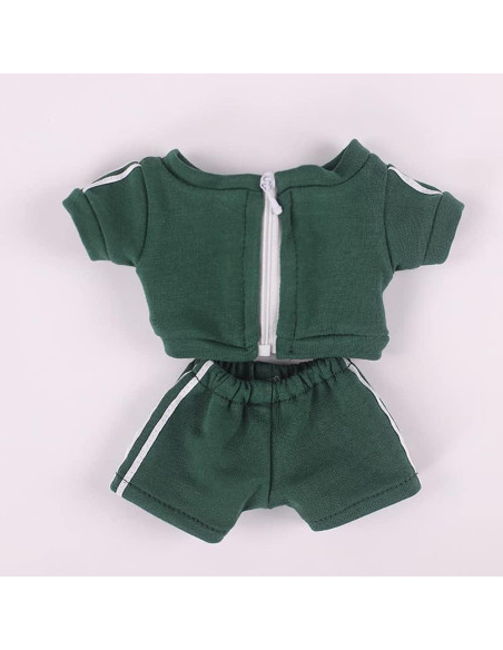 Ropa Deportiva para Muñeca de Peluche niannyyhouse Verde