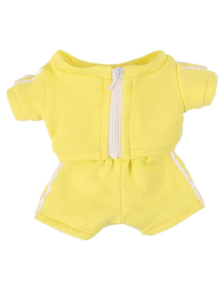 Conjunto Ropa Deportiva Niannyyhouse 20cm Muñeca Amarillo