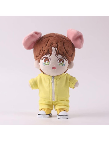 Conjunto Ropa Deportiva Niannyyhouse 20cm Muñeca Amarillo