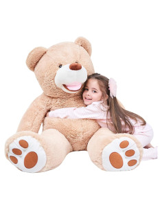 Osito de Peluche Gigante IKASA Marrón 99 cm Suave y Lavable