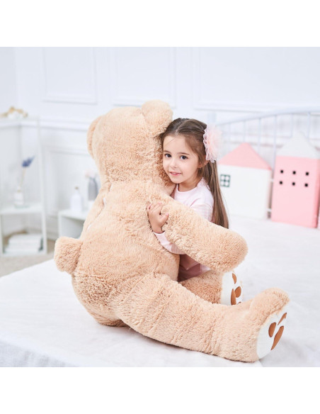Osito de Peluche Gigante IKASA Marrón 99 cm Suave y Lavable