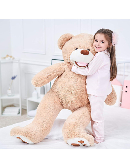 Osito de Peluche Gigante IKASA Marrón 99 cm Suave y Lavable