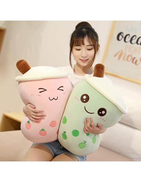 Muñeco de Peluche Boba VHYHCY Taza de Leche Rosa 50 cm Muñeco de Peluche Boba VHYHCY Taza de Leche Rosa 50 cm