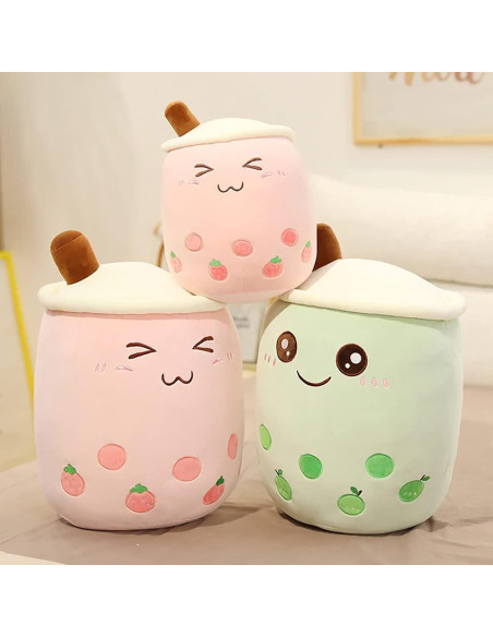 Muñeco de Peluche Boba VHYHCY Taza de Leche Rosa 50 cm Muñeco de Peluche Boba VHYHCY Taza de Leche Rosa 50 cm