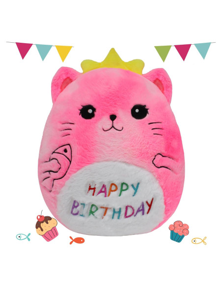 Almohada de Gato Rosa AmyToo 39 cm Suave y Lavable Almohada de Gato Rosa AmyToo 39 cm Suave y Lavable