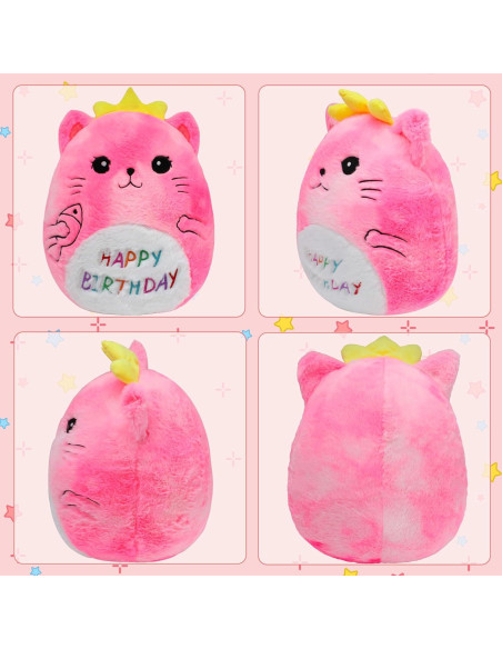 Almohada de Gato Rosa AmyToo 39 cm Suave y Lavable Almohada de Gato Rosa AmyToo 39 cm Suave y Lavable