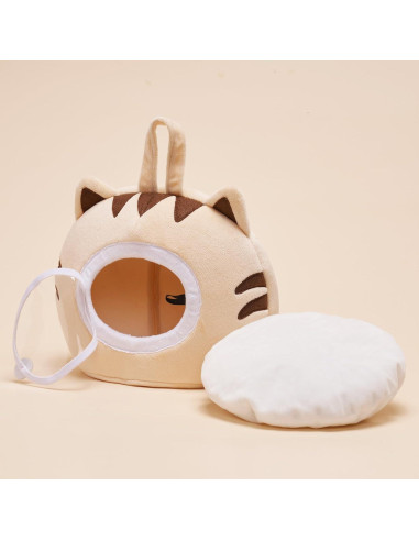 Casa de Peluche OUOZZZ con 5 Gatos Suaves - Juguete Interactivo