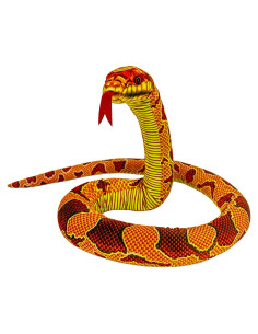 Juguete de Peluche Serpiente YOHAKI 157 cm Suave y Lavable