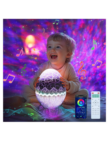 Proyector Galáctico Rossetta con Bluetooth y Control App