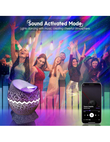 Proyector de Estrellas Rossetta RT002W con Altavoz Bluetooth