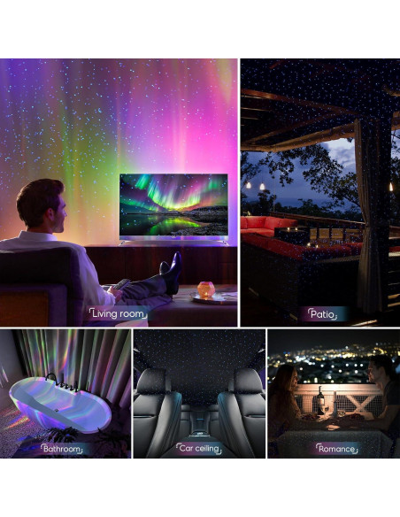 Proyector de Estrellas Rossetta RT002W con Altavoz Bluetooth