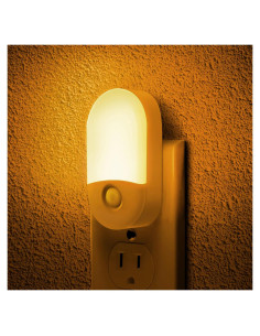 Luz Nocturna Ámbar LOHAS 0.6W LED Sensor Automático