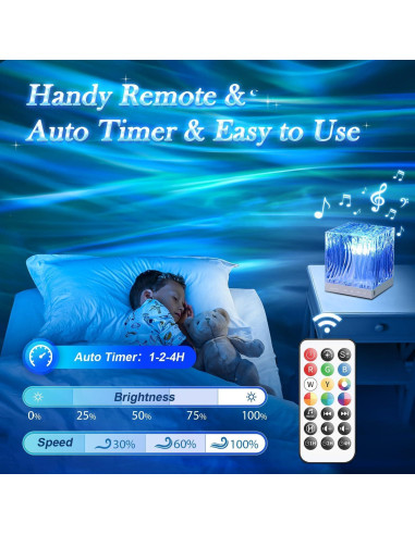 Proyector de Techo TK WH-E22 18 Colores y 15 Sonidos