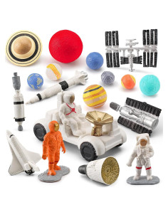 19PCS Juguete Planetas Sistema Solar Astronauta BRETOYIN