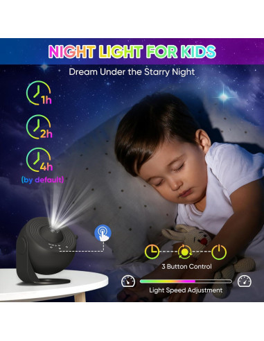 Proyector Galáctico FlyLily 13 en 1 Luz Nocturna HD