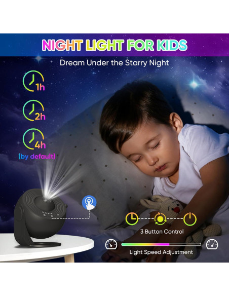 Proyector Galáctico FlyLily 13 en 1 Luz Nocturna HD