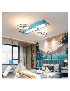 Luz de Techo LED YUDINGKEJI Aviación Azul 68W Control Remoto