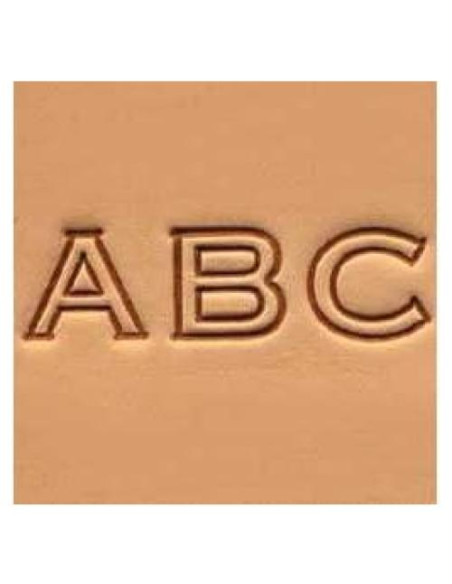 Conjunto de Letras en Bloque 13 mm Tandy Leather 8143-00