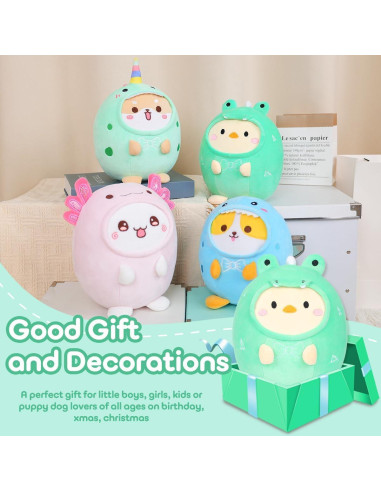 Almohada Peluche Pollo Cocodrilo Alayger 20 cm Suave