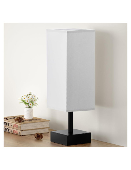 Lámpara de Mesa Aooshine Gris Minimalista 33.6 cm Lámpara de Mesa Aooshine Gris Minimalista 33.6 cm