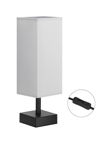 Lámpara de Mesa Aooshine Gris Minimalista 33.6 cm