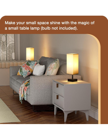 Lámpara de Mesa Aooshine Gris Minimalista 33.6 cm