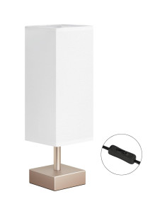 Lámpara de Mesa Aooshine 32.5cm Minimalista Blanca 2
