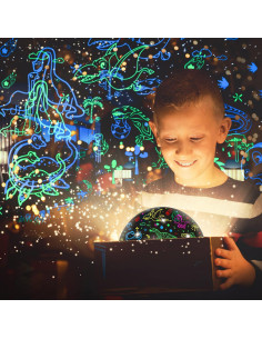 Proyector de Luz Nocturna MOKOQI Dino 17 Colores 360 2