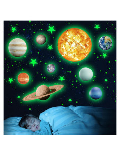Stickers de Estrellas Brillantes Robmoda - Sistema Solar