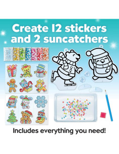 Kit de Pintura de Diamantes Creatividad para Niños - Navidad 2